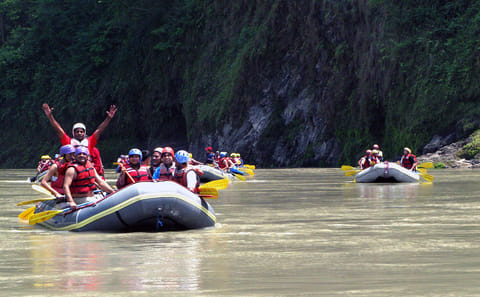 Khopa Danda Trek and Trishuli River Rafting in Pokhara