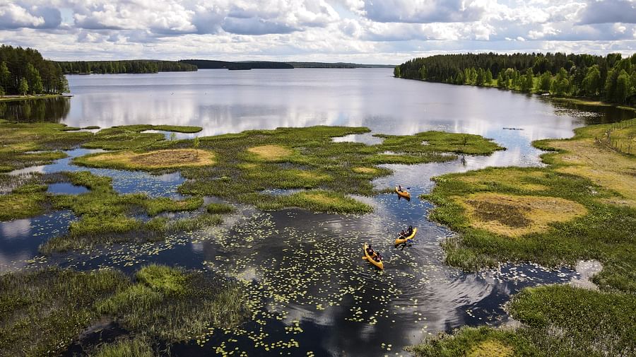 Authentic Reindeer Farm Visit with Canoe Trip in the Nature