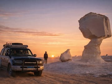3-Day Adventure Tour to White Desert and Bahariya Oasis from Cairo