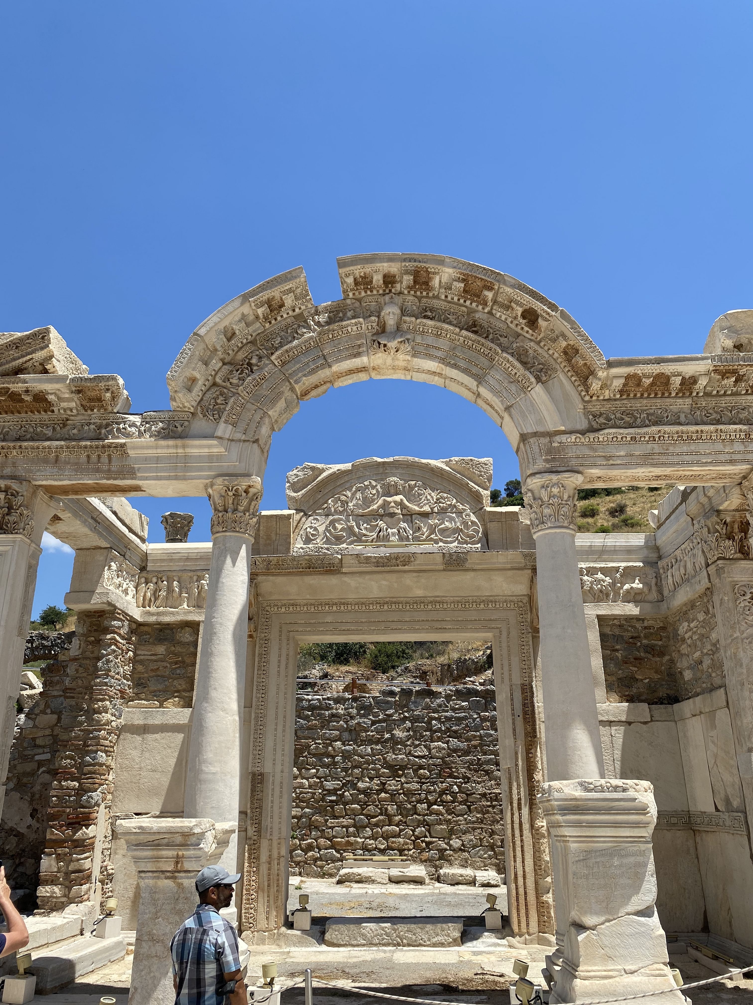 The temple of Hadrian at Ephesus