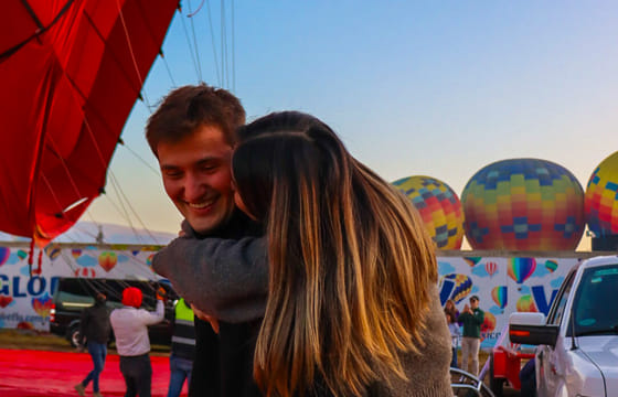 Hot Air Balloon Ride Over Teotihuacan with Breakfast