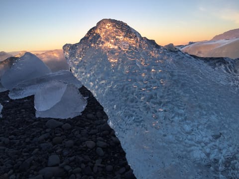 Skaftafell glacier during 3 day south coast iceland tour