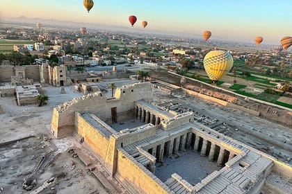 Sky to Temples Hot Air Balloon & West East Tour from Luxor