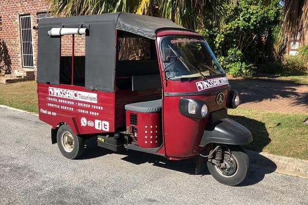 Zip along Port Elizabeth’s vibrant beachfronts in a quirky tuk-tuk, soaking up the scenic coastal charm.