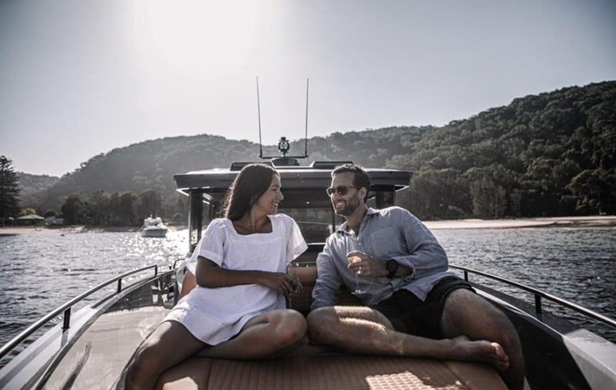 Private Full-Day Cruise on Brand-New 2023 Motor Yacht in Mykonos (Voreus)