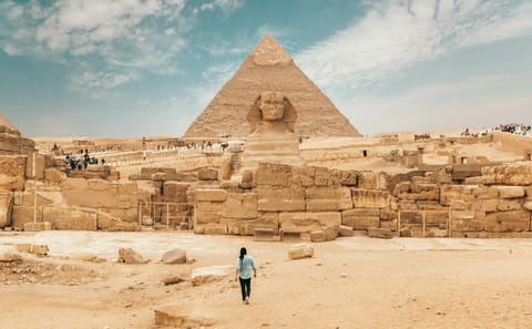 Explore the Grand Egyptian Museum and Pyramids from Cairo