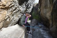 Hiking in the Canyon of the Monachil Cubs in Granada 5