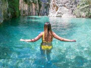 Valencia Day Trip to Montanejos Thermal Springs and Waterfall