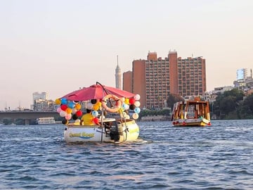 Private Short Felucca Donut Boat Trip on The Nile in Cairo