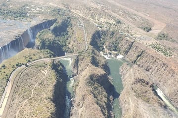 Scenic Helicopter Flight Over Victoria Falls, Zimbabwe