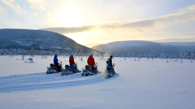 Snowmobile tour 1,5 hours photo 3
