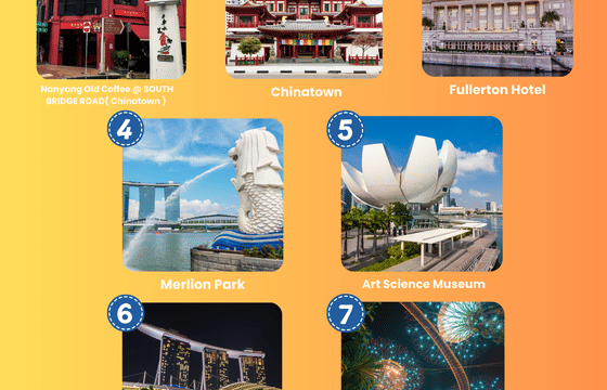 (Free eSIM) Singapore Marina Bay Wonders and Heritage Tales (Chinatown)