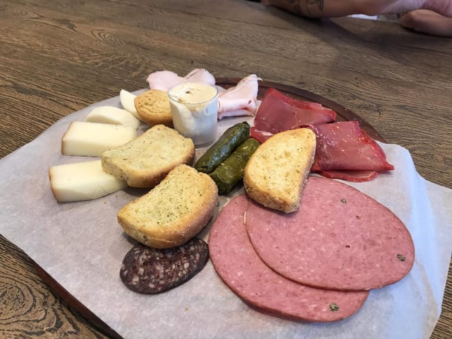 <p>Wide number of samples that went we'll with ouzo and raki</p>