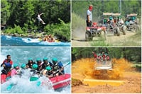 Side Super Combo 4-in-1: Rafting, Jeep Safari, Buggy & Zipline 1