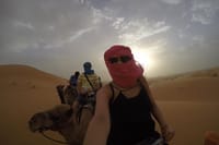 Merzouga Dunes Sunset Camel Ride in Morocco