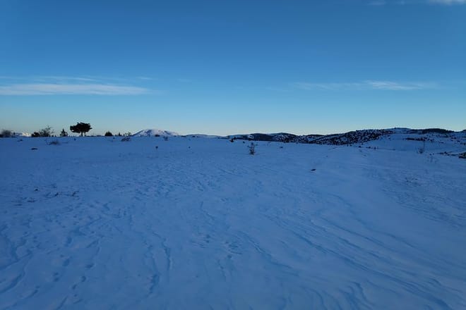 Voskopoja in winter