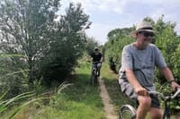 Biking through the island