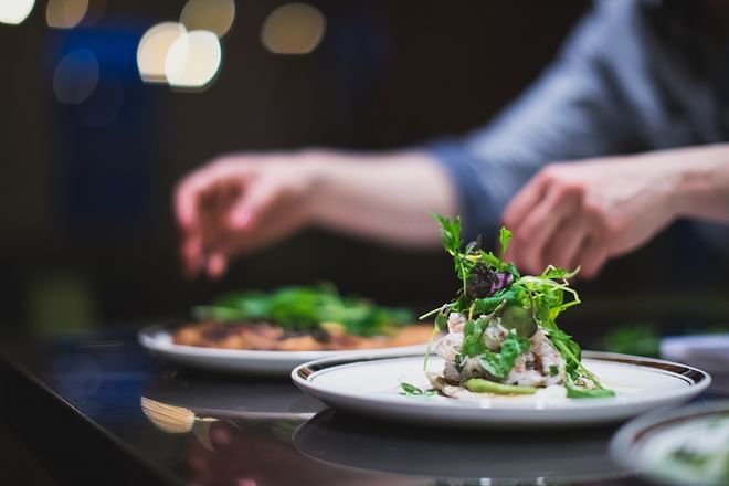 Menú degustación vegetariano en Barceló Portinatx 