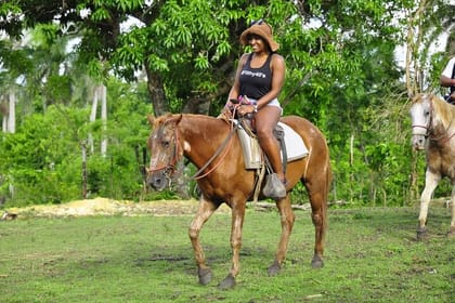 Horseback Riding in the Dominican Jungle