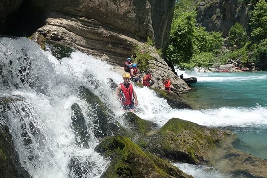 Canyoning and Rafting Adventure incl. Lunch from Kemer