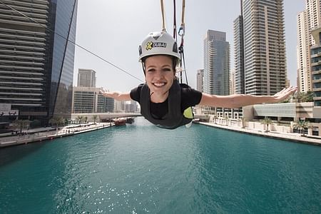 Zipline Adventure Over Dubai Marina with Optional Hotel Transfers