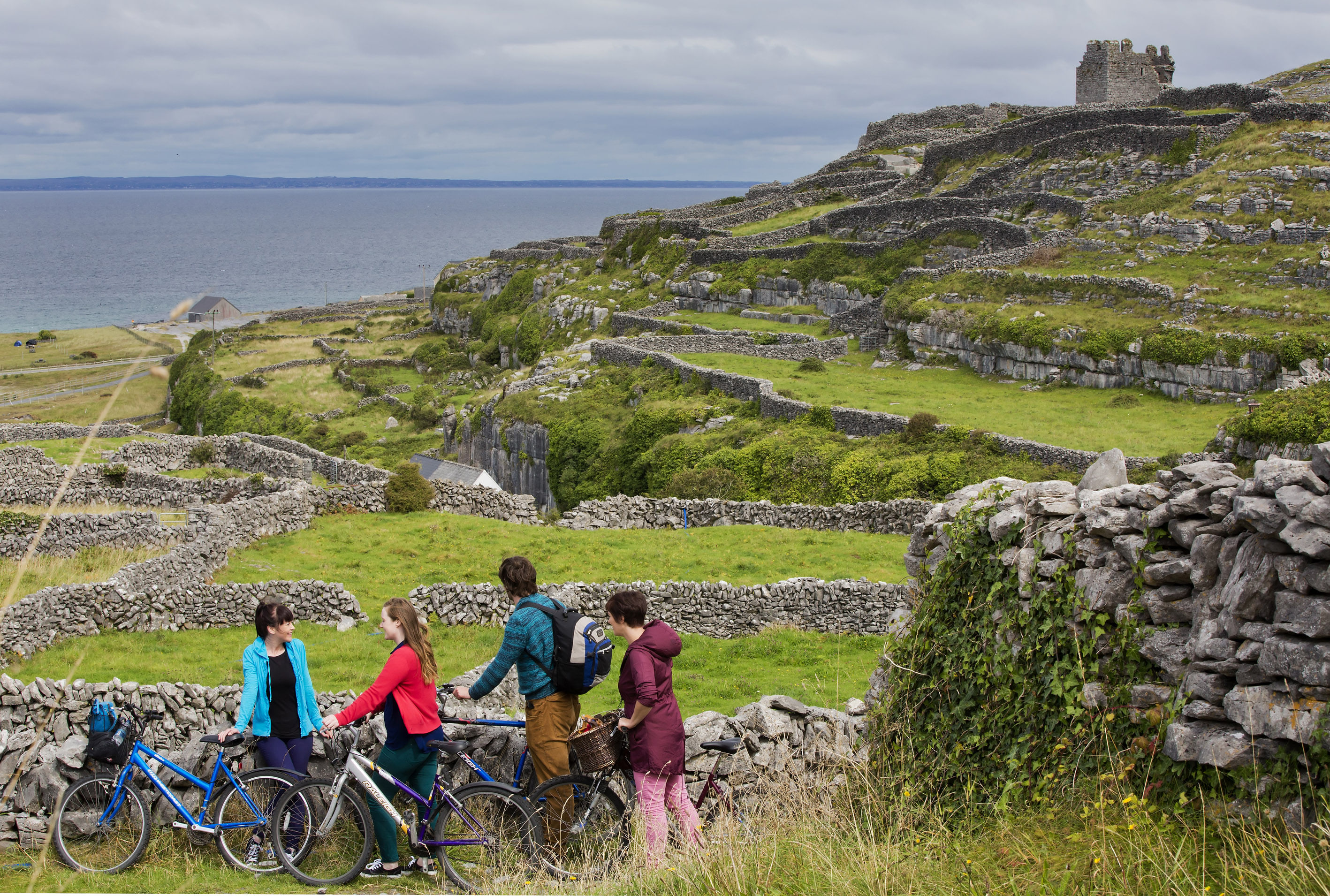 Cycling on Inisheer Island. Aran Island. Self-guided.