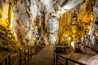 Phong Nha Cave and Paradise Cave: Guided Boat Tour & Exploration