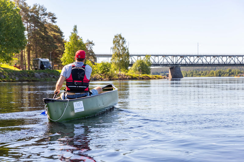 Canoeing trip in Rovaniemi
