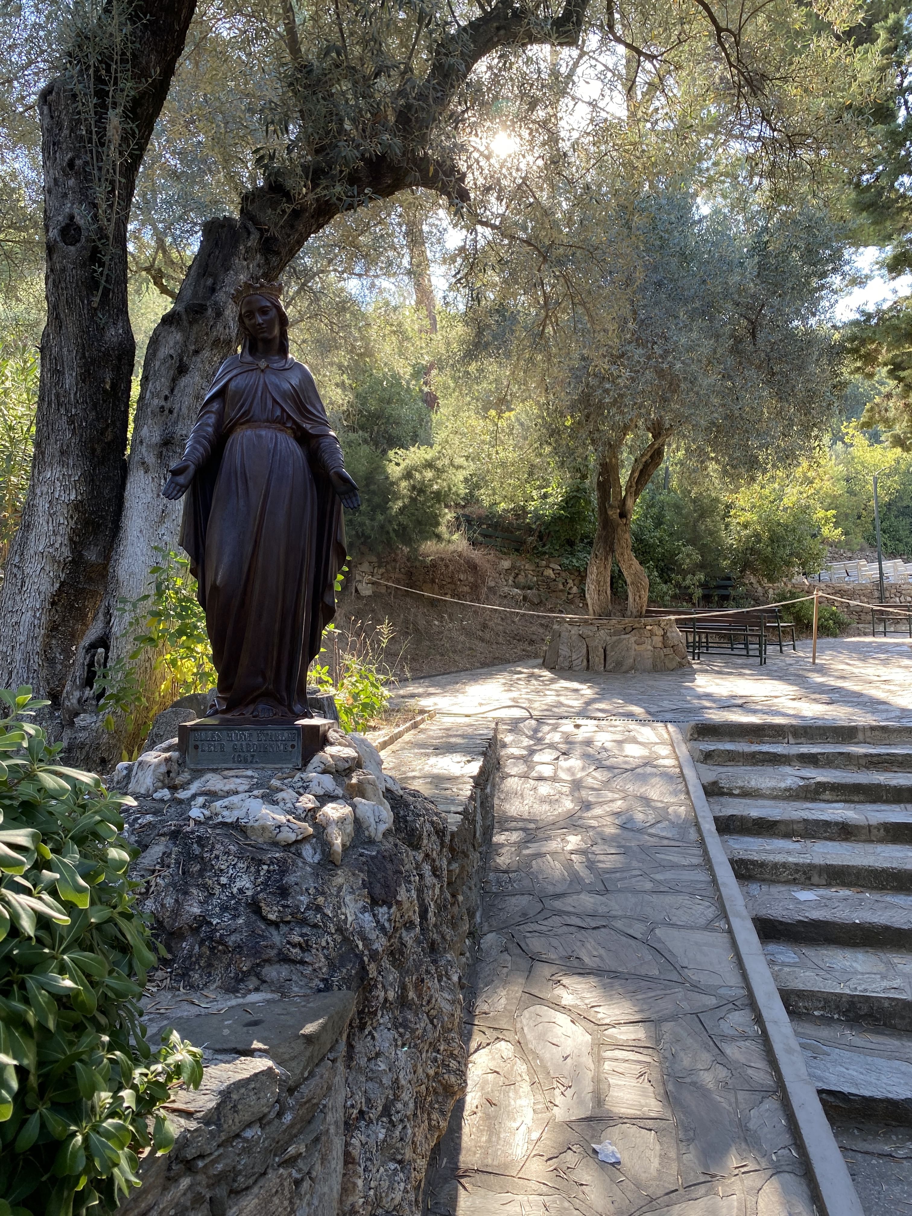 The house of the virgin mary at ephesus