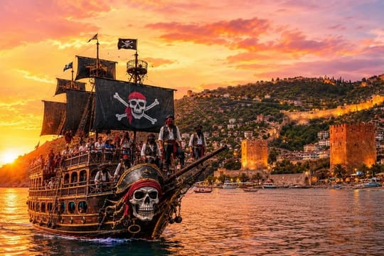 Alanya Sunset Cruise Tour with Dinner, Soft Drinks & Transfer
