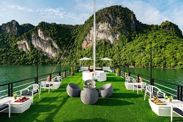 Halong Bay Day Tour By 5-Star Cruise, Buffet, Caves, Mini Pool