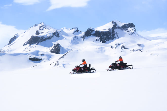Glacier Snowmobiling, Golden Circle & Northern Lights