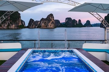 PREMIUM Halong Day Trip, Buffet Lunch, Cave, Island & Jacuzzi