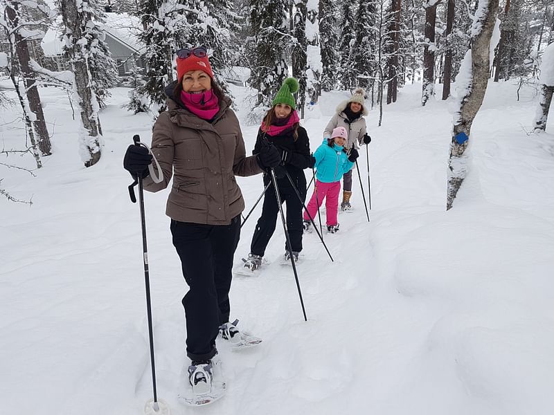 Luosto Snowshoeing in Pyhä-Luosto Nationalpark Lapland @Kairankutsu