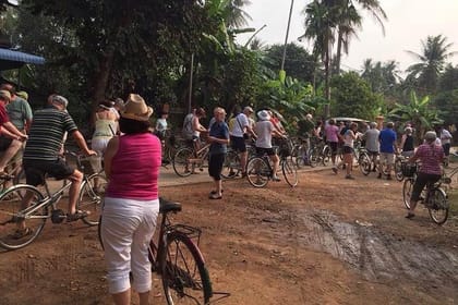 Half day morning bicycle tour to Explore local livelihood and test local snacks