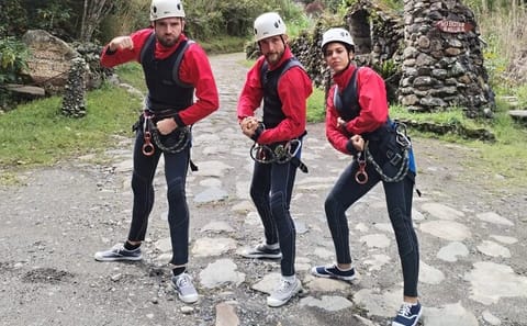 Canyoning Adventure at Baños Cascada Chamana, Ecuador