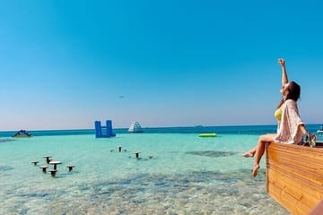 Full-Day Snorkeling Adventure at Hula Hula Beach Island, Egypt
