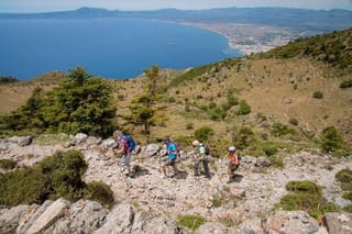 Hiking over Kalamata
