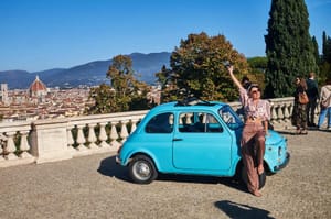 Private Vintage FIAT 500 Ride in the Tuscan Hills with Tasting from Florence