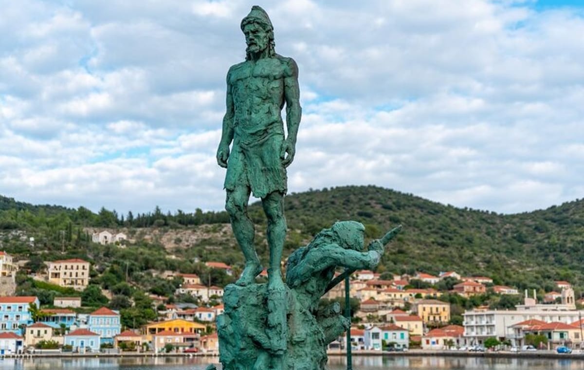 Ithaca Island Guided Bus Tour from Kefalonia