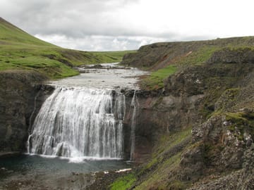Þórufoss is a beautiful waterfall you will visit during our tour - did you know it was used during the filming of Game of Thrones?
