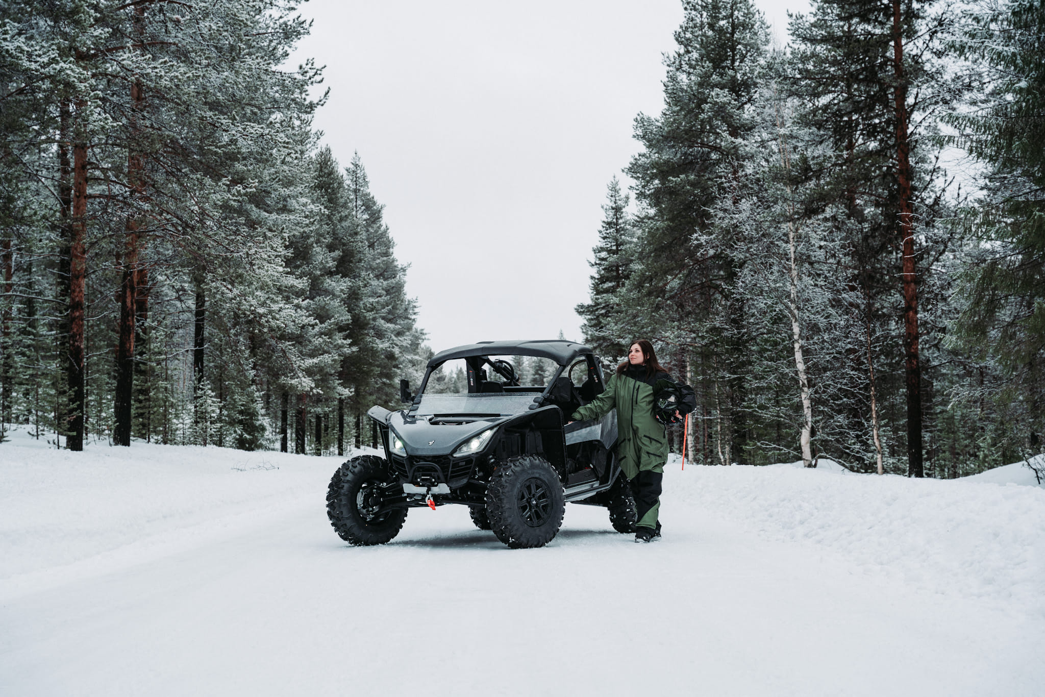 ATV UTV adrenaline Finnish lapland Finland snow 