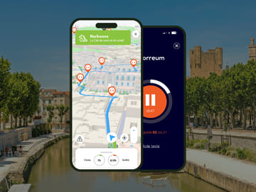 GPS audioguide application: From Via Domitia to the Gilles Aycelin Dungeon (Offline).