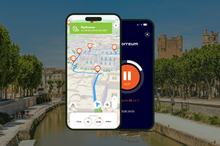 Narbonne: Audio guided walking tour (1h40 – 20 audio comments)