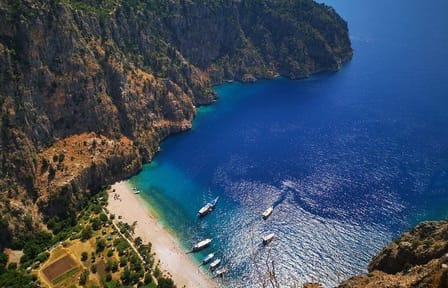 Butterfly Valley Boat Tour with Lunch from Fethiye