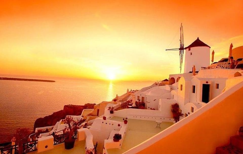 Flexible Santorini Day Trip to Akrotiri and Moni Profitou Iliou