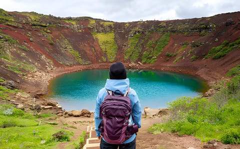 Private Golden Circle Tour with Kerid Crater and Blue Lagoon