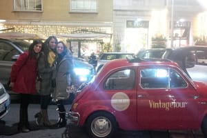 3 Hour Vintage Fiat 500 Night Tour in Milan 