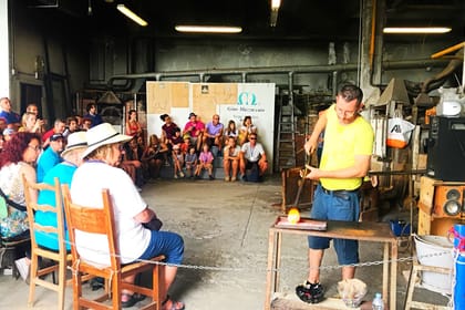 Glass Blowing in Murano from KFC