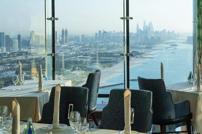 Dubai’s Burj Al Arab Dine & Unwind ( Your choice of the Finest Restaurant  Al Iwan – Al Muntaha or Al Mahara )